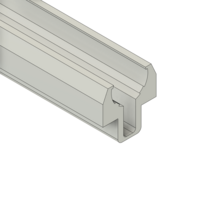 MODULAR SOLUTIONS LINEAR PART&lt;BR&gt;12MM SHAFT SUPPORT PROFILE, CUT TO THE LENGTH OF 1000 MM